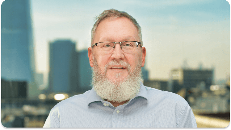 A photo of Dave Williams, Chief Technology Officer at Trustpilot